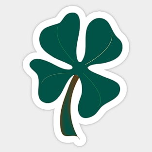 Four Leaf Clover Sticker